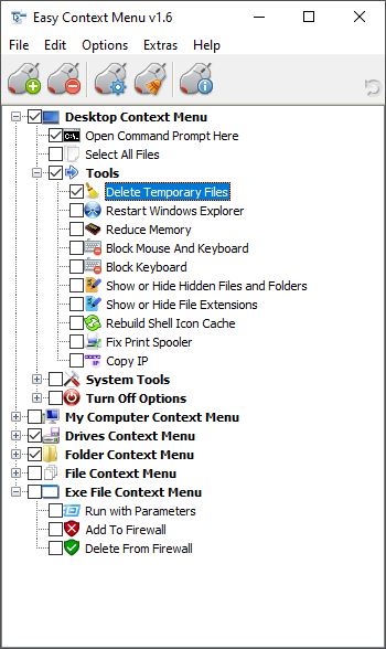 Easy context menu