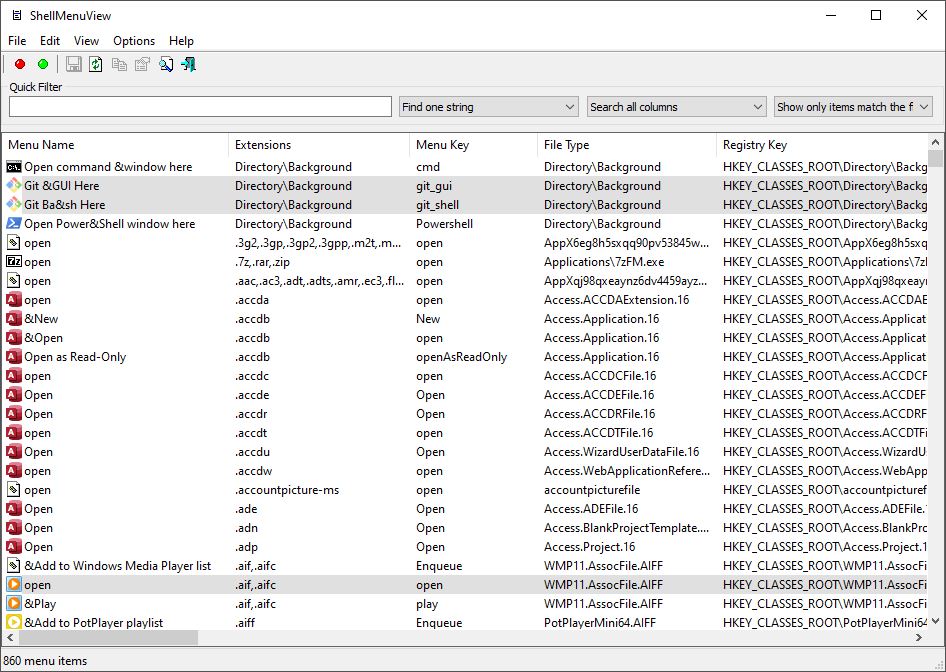 Clear Context menu in Windows 10 4 shellMenu View application