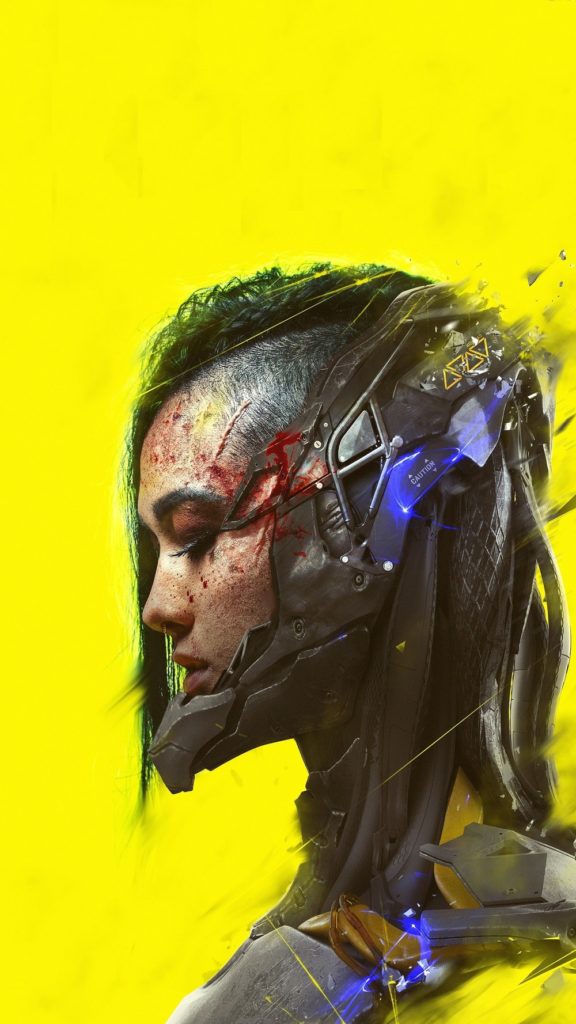 cyberpunk 2077 colored band 4k wq