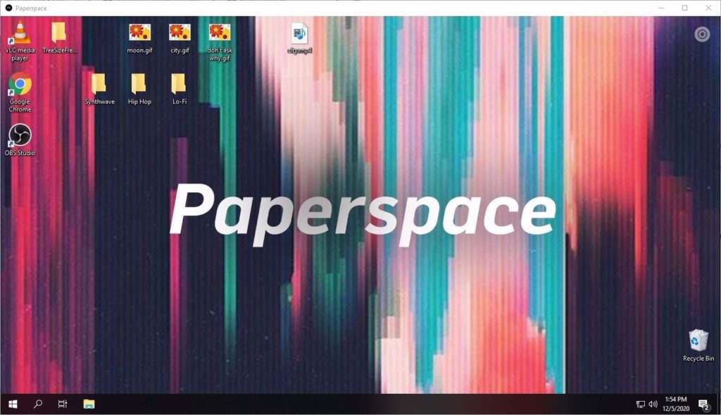 remote desktop paperspace