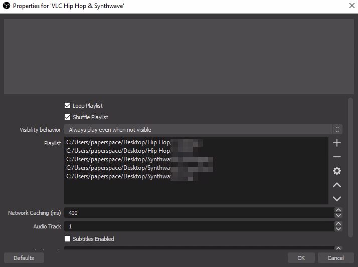 How To Live Stream 24/7 on YouTube 11 setup audio dir in obs