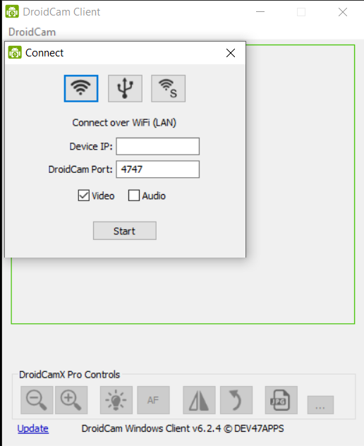 DroidCam Windows