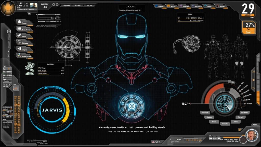 jarvis shield os