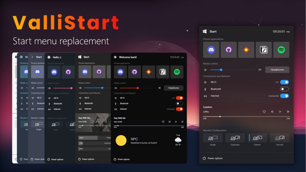 Best Rainmeter Skins 6 vallistart by jaxoriginals