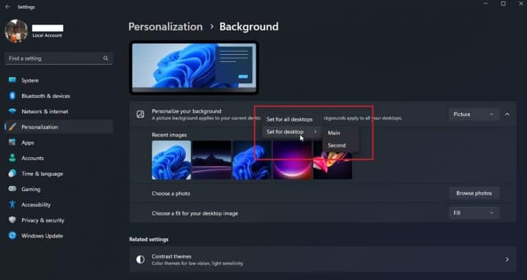 how-to-set-separate-wallpapers-on-dual-monitors-the-tech-basket