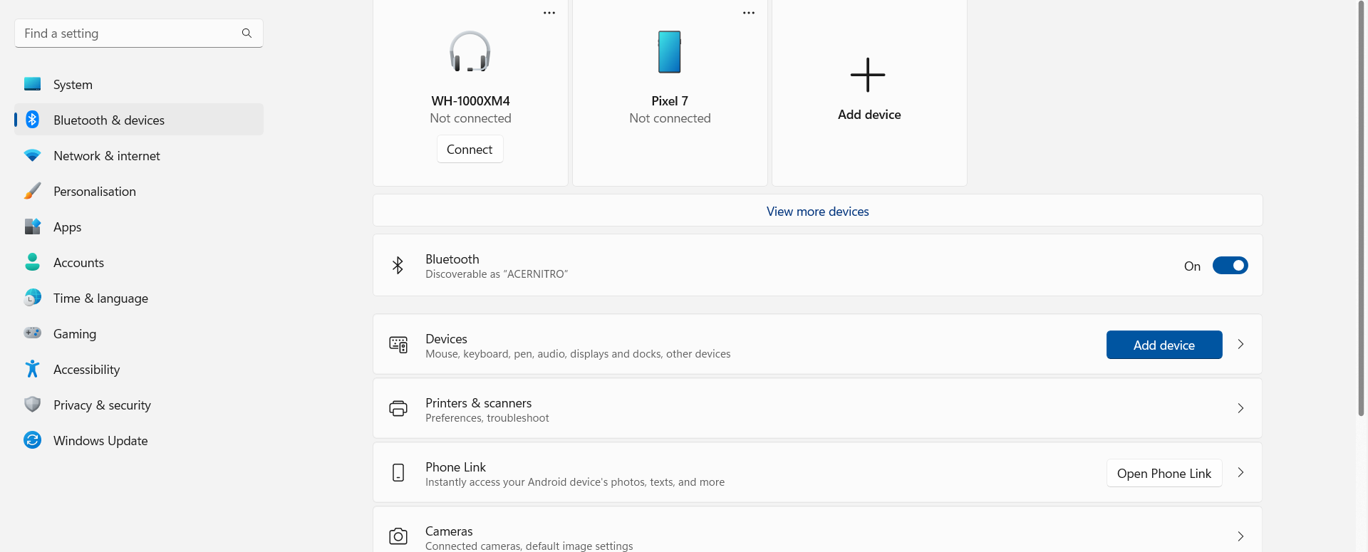 Best Way to Share Files or Folders between Android and Windows PC 5 Windows Bluetooth setting