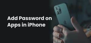 password on apps iphone
