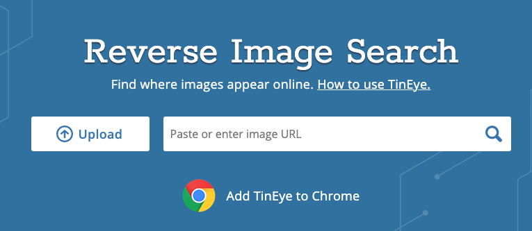 reverse video search on TinyEye