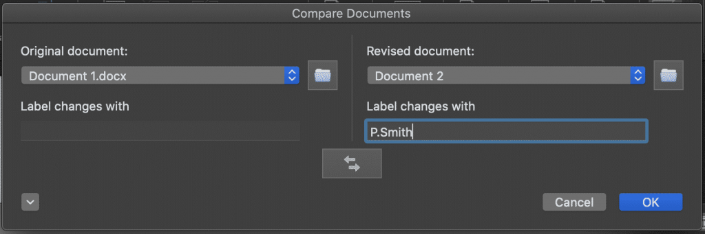 How to Compare Two Word Documents 4 compare two Word documents