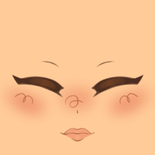 Roblox Cute Decal IDs (June 2026): Sanrio, Kawaii, Pastel Animal IDs 13 Cute Face w/ Blush Skintone 2