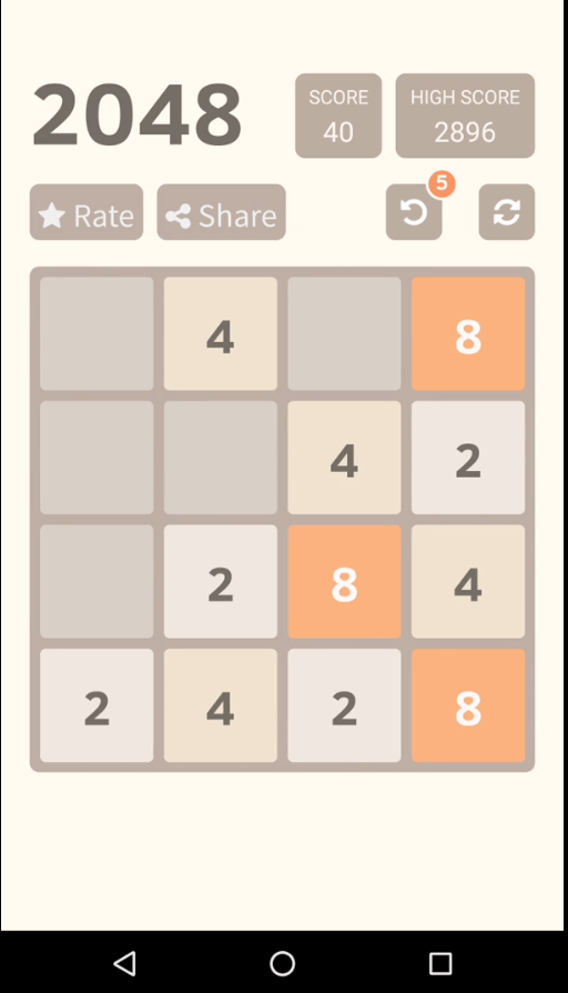 2048 in game scene