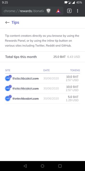 BAT donated