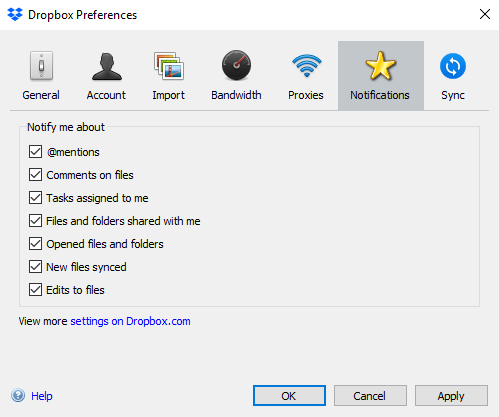 Top 10 Best Windows Utilities You Should Start Using 21 dropbox notification setting
