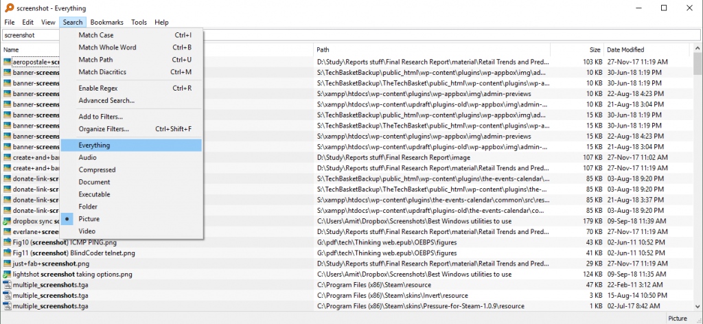 Top 10 Best Windows Utilities You Should Start Using 26 everything utility search options