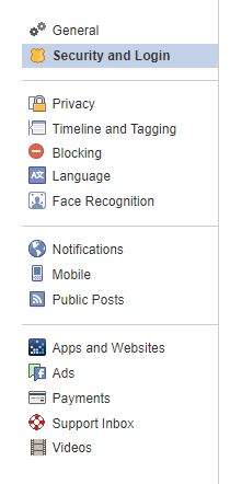 fb settings pane