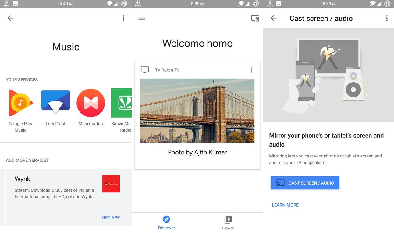 Google Home Android App for Chromecast Google Home Android App