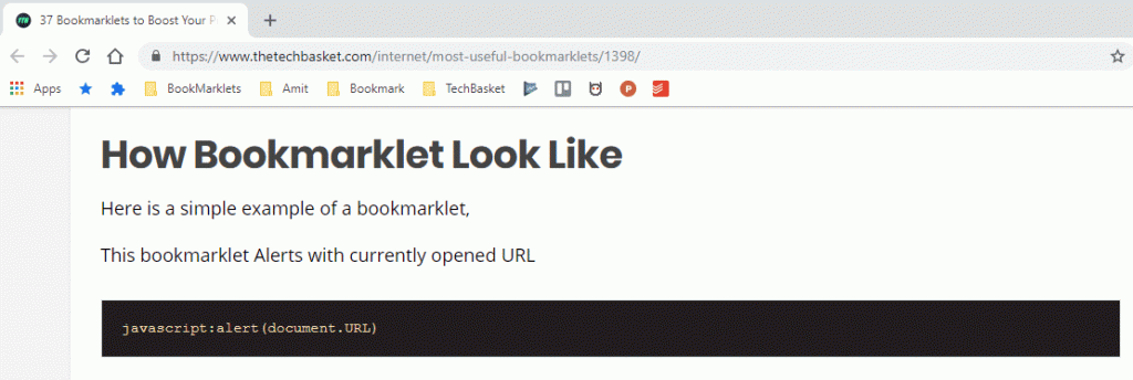 how to install bookmarklet