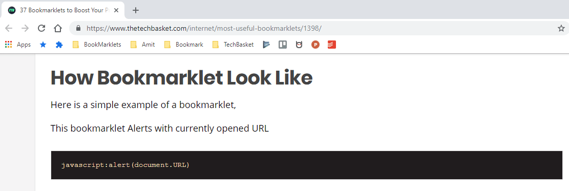 41 Bookmarklets pour booster votre productivité dans Chrome, Firefox et Safari 1 comment installer bookmarklet