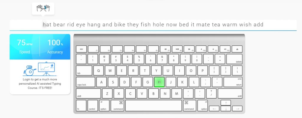 learn typing on typing bolt
