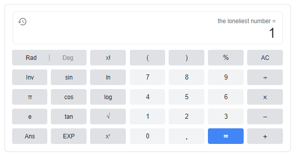 35+ Google Search Tricks You Need to Know 12 loneliest number trick