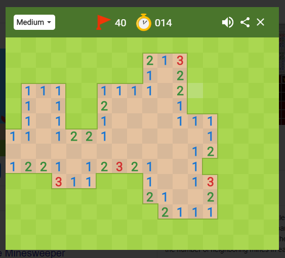 35+ Google Search Tricks You Need to Know 7 minesweeper on Google