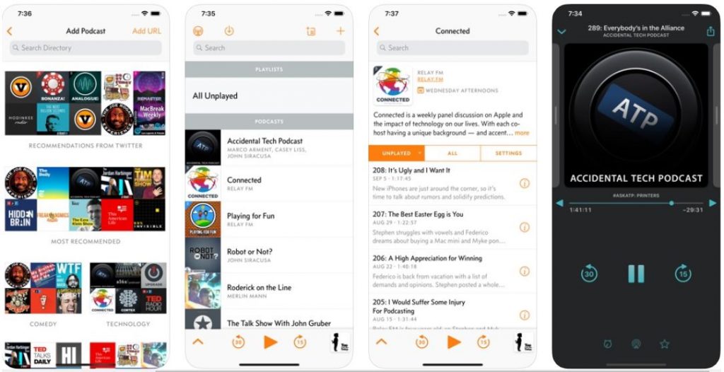 overcast podcast app