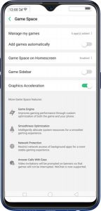 realme game space