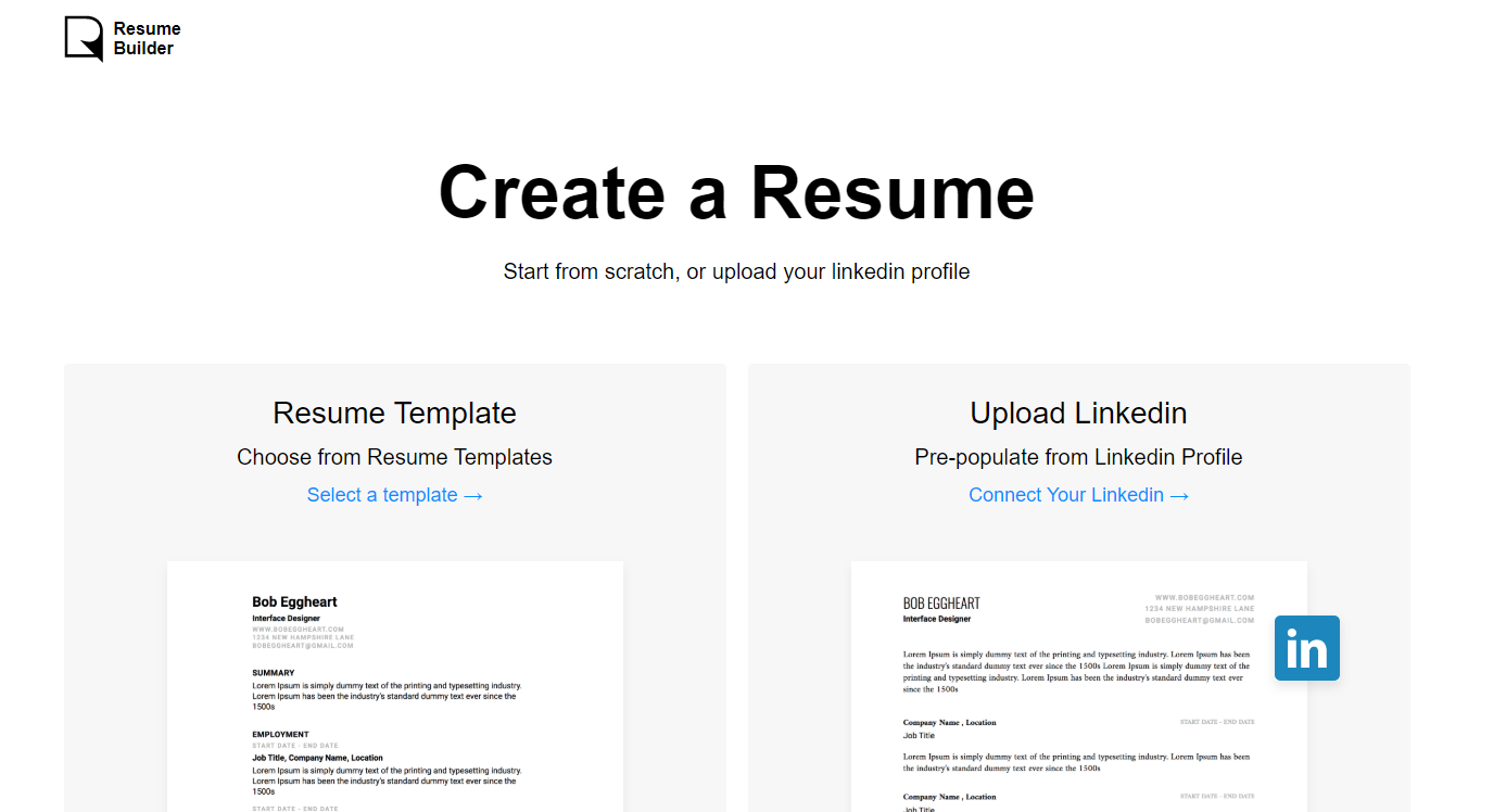 resumes io resume builder