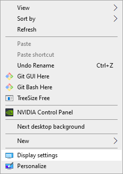 Right Click Context Menu in Windows 10