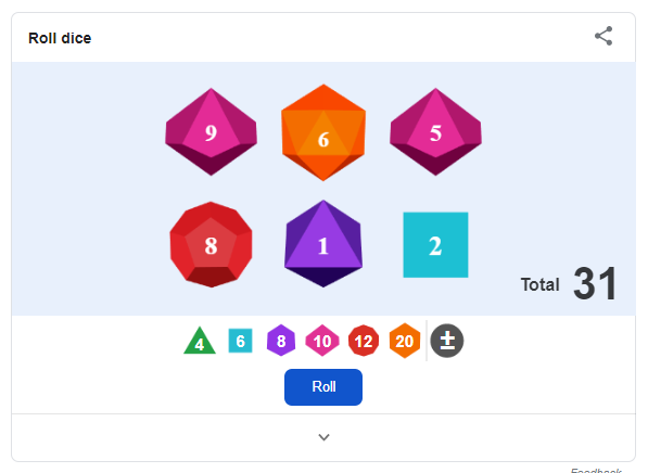 35+ Google Search Tricks You Need to Know 23 roll a dice Google trick