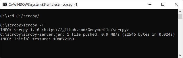 Mirror Android Screen to PC - Wirelessly or USB 3 scrcpy-cmd