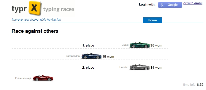 typrx typing races