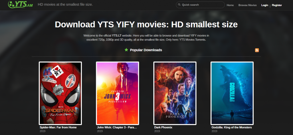 yts-yiffy torrent site